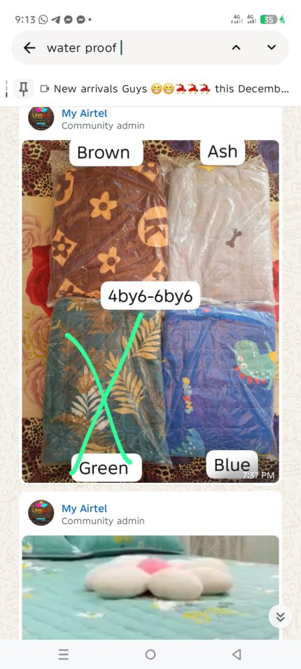 Water proof Bedspread 4by6 to 6by6