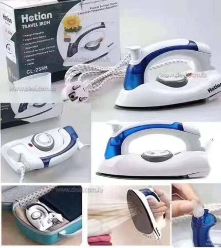 Foldable traveling iron