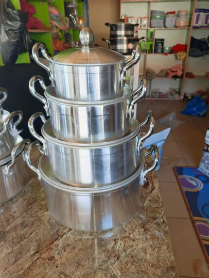 4pcs Alluminium Pot