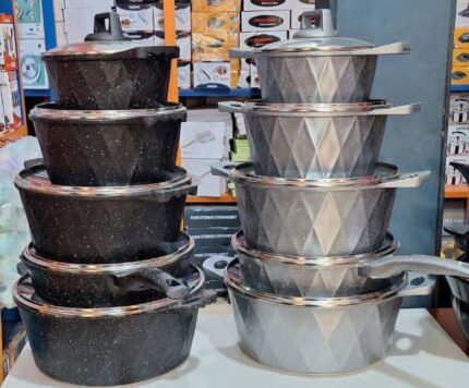 12pcs granite cookware
