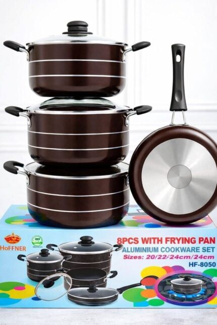 8pcs Hoffner nonstick pot