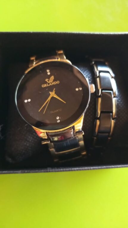 Male watch and bracelet (Boxed)