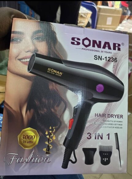 3in1 Sonar Hair dryer