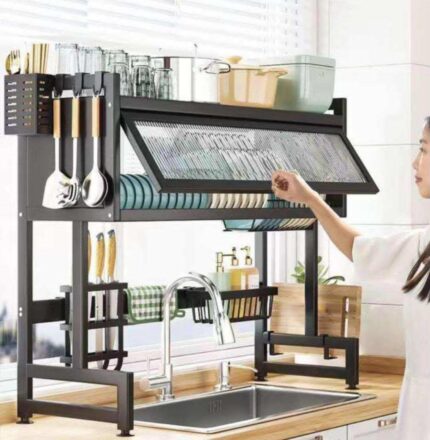 Big plate rack with cover