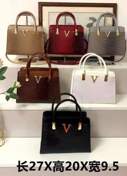 V croc bag [midi size]