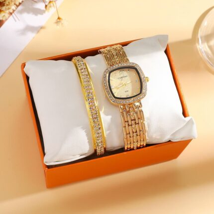 Caris watch and bracelet